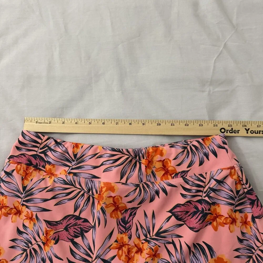 Tommy Bahama Skort Skirt Womens Large Peach Pink Active Golf Upf 50 Beach Tennis